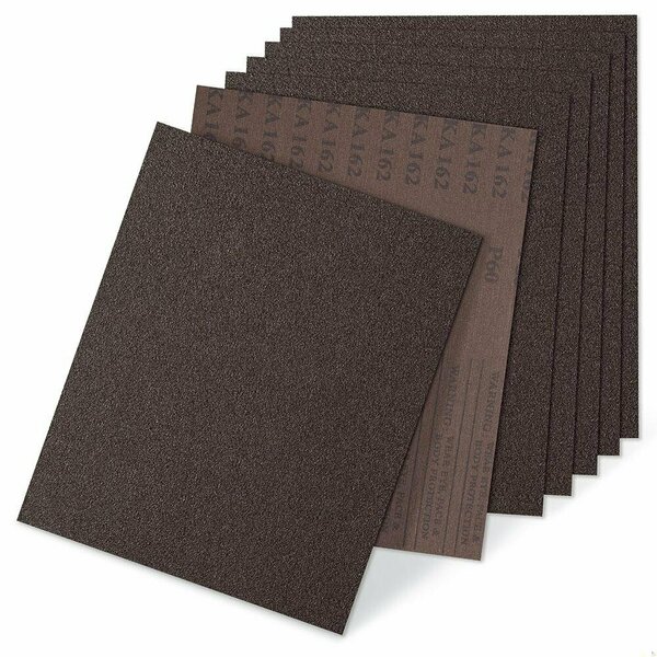 Cgw Abrasives DAF Sanding Sheet, 11 in L x 9 in W, 240 Grit, Very Fine Grade, Aluminum Oxide Abrasive, Cloth Backi 44921